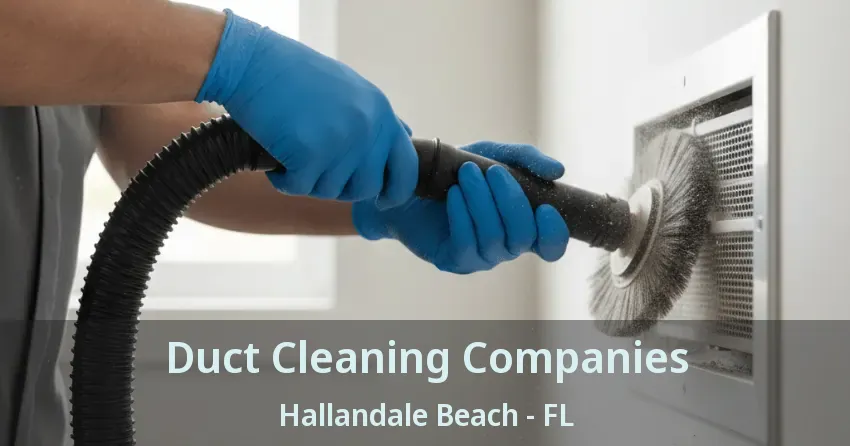 Duct Cleaning Companies Hallandale Beach - FL