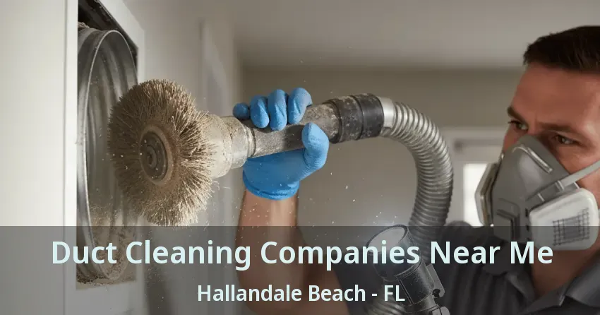 Duct Cleaning Companies Near Me Hallandale Beach - FL